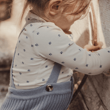 Load image into Gallery viewer, The Printed Bib - Mini Stitch Blue
