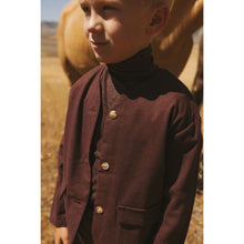 Load image into Gallery viewer, L by Ladida Eggplant Wool Blazer
