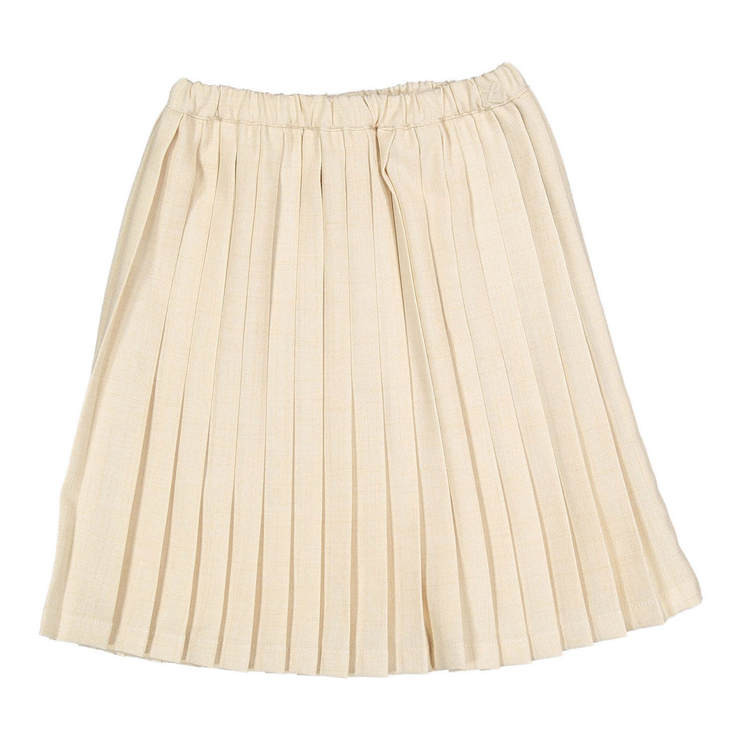 L by Ladida Beige Pleated Skirt