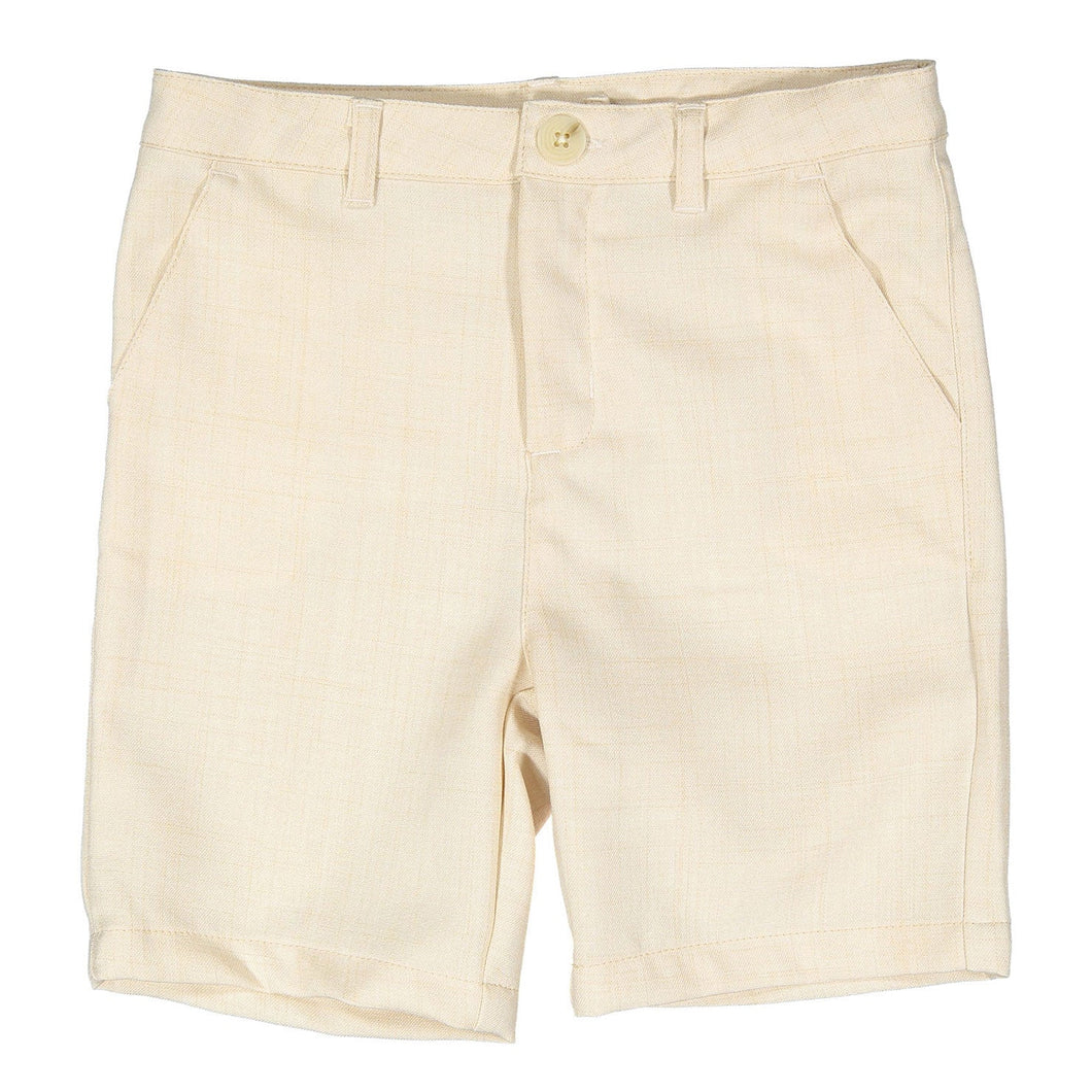 L by Ladida Beige Linen Shorts