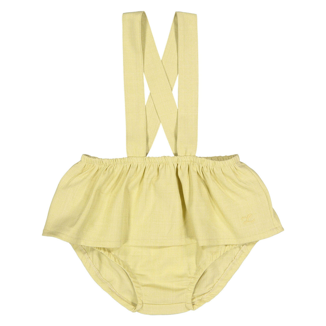 L by Ladida Yellow Ruffle Strap Bloomers