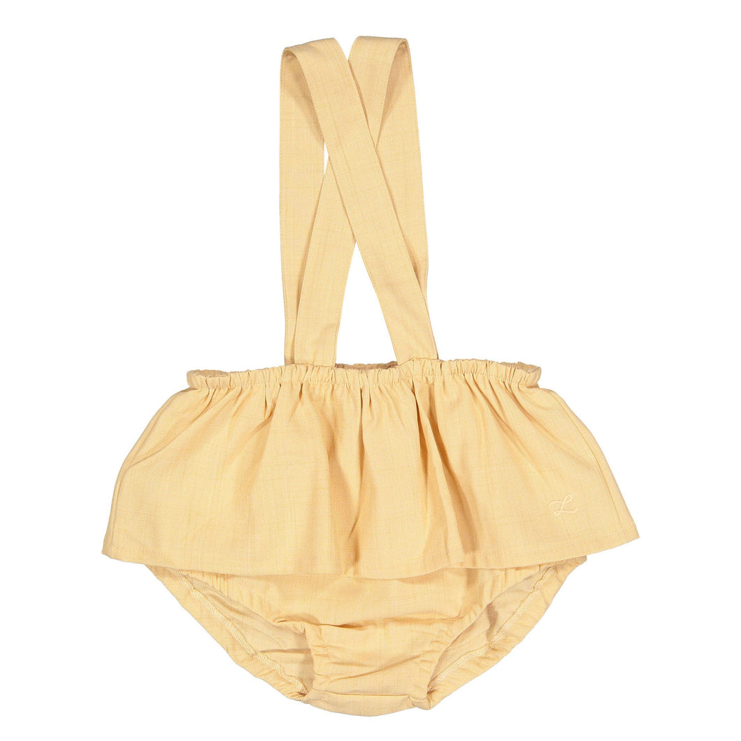 L by Ladida Peach Ruffle Strap Bloomers