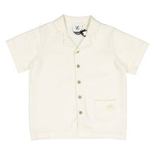 Load image into Gallery viewer, L by Ladida White Knit Grandpa Shirt
