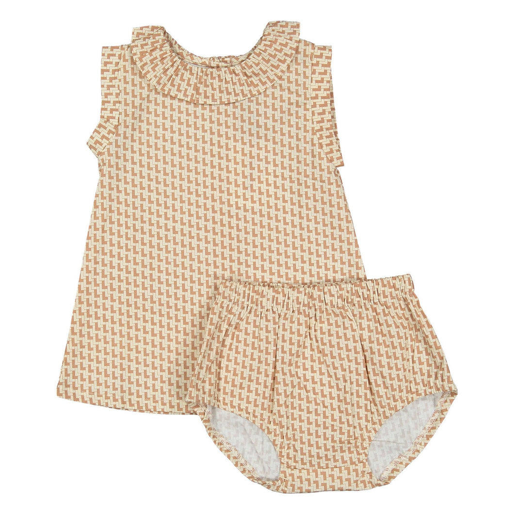 L by Ladida Peach Logo Printed Set