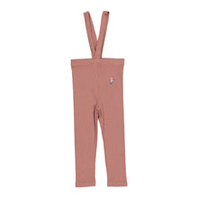 Load image into Gallery viewer, 1984 Mauve Ski Embroidery Suspender Leggings
