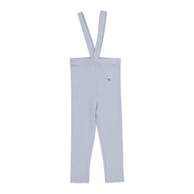 Load image into Gallery viewer, 1984 Blue Ski Embroidery Suspender Leggings
