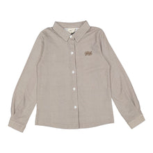 Load image into Gallery viewer, L by Ladida Brown Herringbone Printed Shirt
