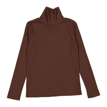 Load image into Gallery viewer, L by Ladida Brown Ribbed Turtleneck
