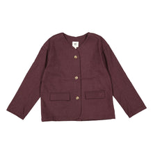 Load image into Gallery viewer, L by Ladida Eggplant Wool Blazer
