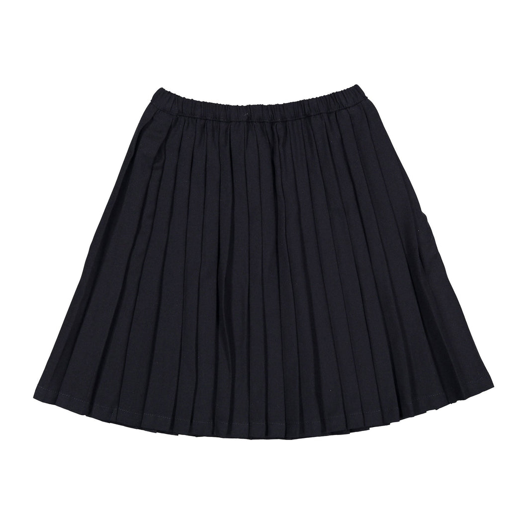 L by Ladida Navy Pleated Skirt