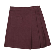 Load image into Gallery viewer, L by Ladida Eggplant Wool Pleated Skirt
