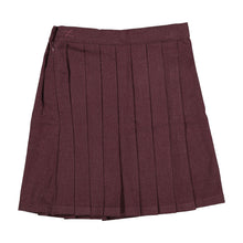 Load image into Gallery viewer, L by Ladida Eggplant Wool Pleated Skirt
