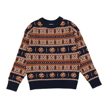 Load image into Gallery viewer, L by Ladida Fair Isle Logo Printed Sweater
