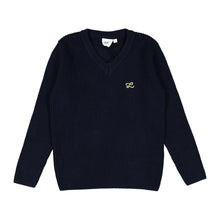 Load image into Gallery viewer, L by Ladida Navy V Neck Sweater
