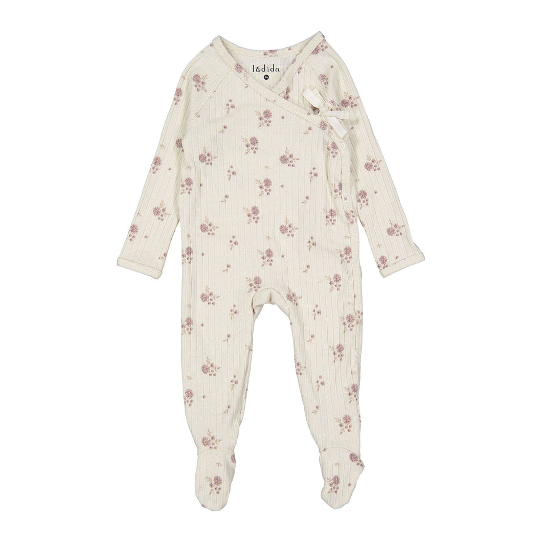Ladida Layette Pink Watercolor Romper