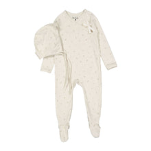 Load image into Gallery viewer, Ladida Layette Blush Tiny Bud Romper + Bonnet
