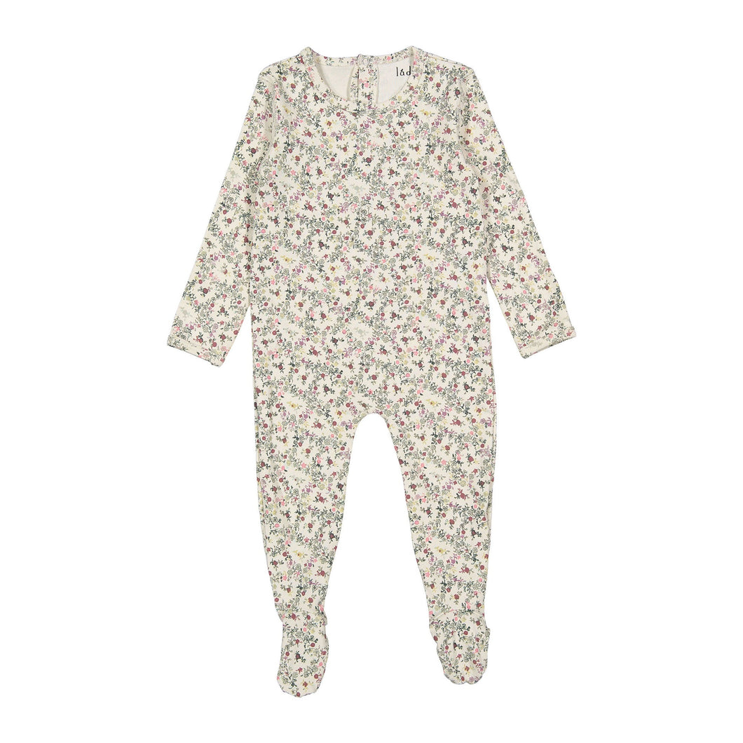 Ladida Layette Circle Floral Romper