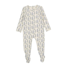Load image into Gallery viewer, Ladida Layette Blue Wisteria Romper
