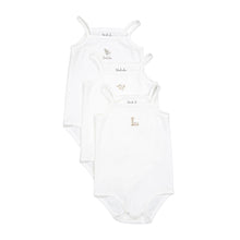 Load image into Gallery viewer, Ladida Layette 3 Pack White Onesies
