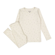 Load image into Gallery viewer, Ladida Layette Blush Tiny Bud Pajama Set
