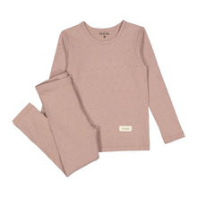 Load image into Gallery viewer, Ladida Layette Pink Heart Pajama Set
