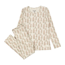 Load image into Gallery viewer, Ladida Layette Pink Wisteria Pajama Set
