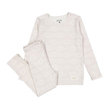 Load image into Gallery viewer, Ladida Layette Rose Demask Pajama Set
