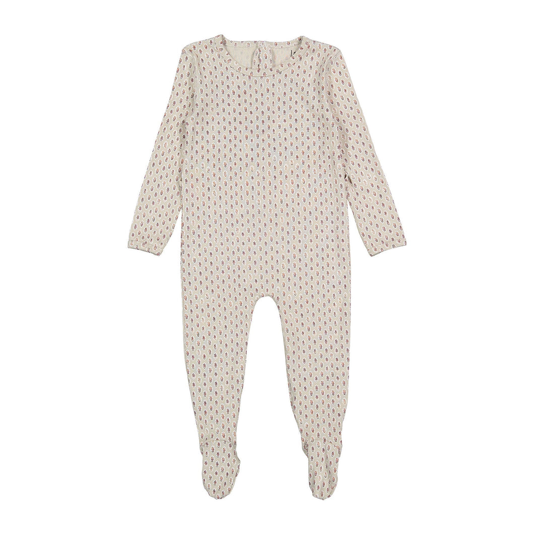 Ladida Layette Wheat Pattern Romper