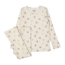 Load image into Gallery viewer, Ladida Layette Pink Watercolor Pajama Set

