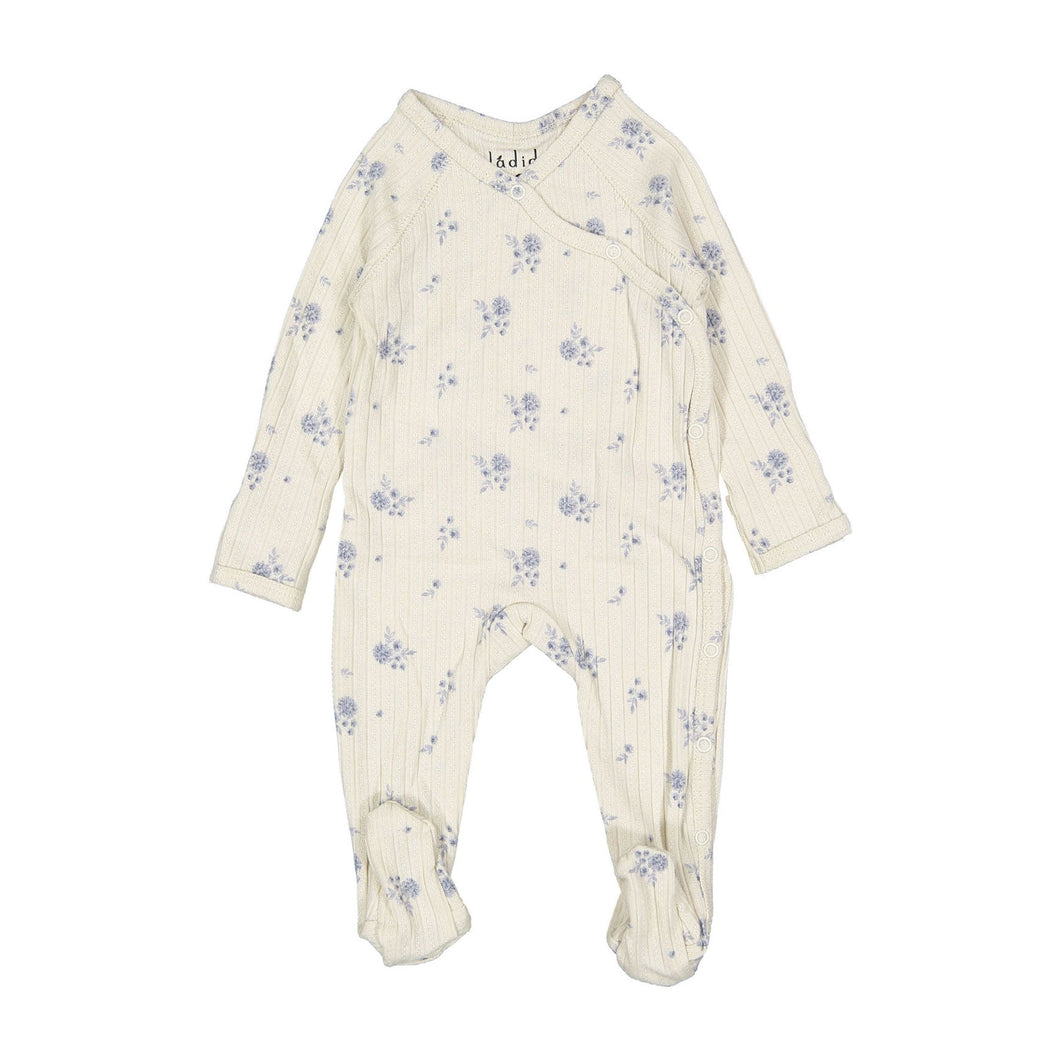 Ladida Layette Blue Watercolor Romper