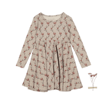 Load image into Gallery viewer, The Printed Long Sleeve Dress - Iris
