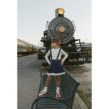 Load image into Gallery viewer, 1984 Denim Suspender Skirt
