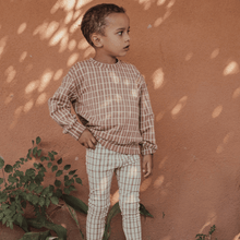 Load image into Gallery viewer, The Printed Legging - Mauve Check
