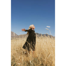 Load image into Gallery viewer, L by Ladida Black Smock Sleeve Robe

