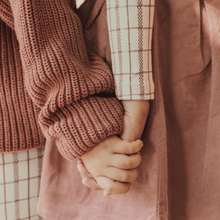 Load image into Gallery viewer, The Printed Turtleneck - Mauve Check
