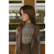 Load image into Gallery viewer, 1984 Mocha Floral Printed Turtleneck
