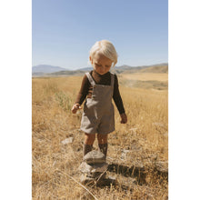 Load image into Gallery viewer, L by Ladida Brown Wool Herringbone Overalls
