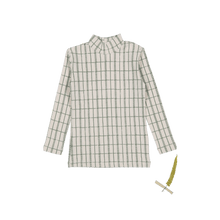 Load image into Gallery viewer, The Printed Turtleneck - Sage Check
