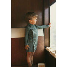 Load image into Gallery viewer, 1984 Teal Grid Overalls
