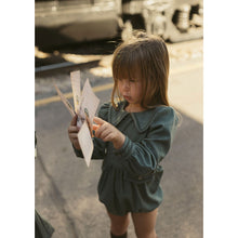 Load image into Gallery viewer, 1984 Teal Grid Romper
