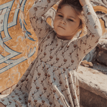 Load image into Gallery viewer, The Printed Long Sleeve Dress - Iris
