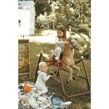 Load image into Gallery viewer, Ladida Layette Slate Grid Romper + Bonnet
