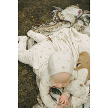 Load image into Gallery viewer, Ladida Layette Rose Grid Romper
