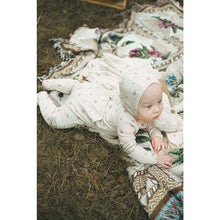 Load image into Gallery viewer, Ladida Layette Rose Grid Romper
