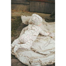 Load image into Gallery viewer, Ladida Layette Circle Floral Romper + Hat
