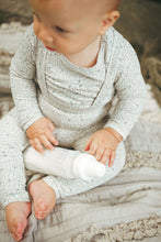 Load image into Gallery viewer, Ladida Layette Teal Liana Suspender Set
