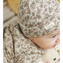 Load image into Gallery viewer, Ladida Layette Mauve Garden Romper + Hat
