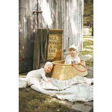 Load image into Gallery viewer, Ladida Layette Blue Watercolor Pajama Set
