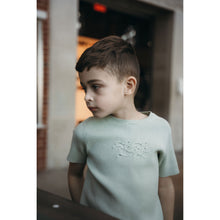Load image into Gallery viewer, L by Ladida Light Green Ribbed Knit Sweater
