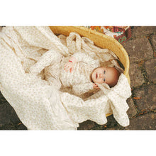 Load image into Gallery viewer, Ladida Layette Sketched Floral Romper + Hat
